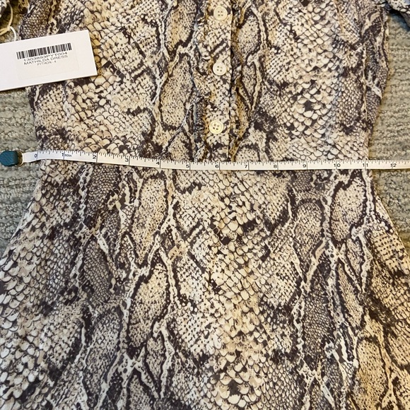 NWT Reformation Mathilda Python Mini Dress - Picture 13 of 16